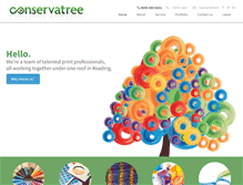 Tablet Screenshot of conservatree.co.uk